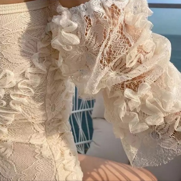 Crochet Artisté OnePiece Bikini w/Opt Sleeve Body - Picture 5 of 11